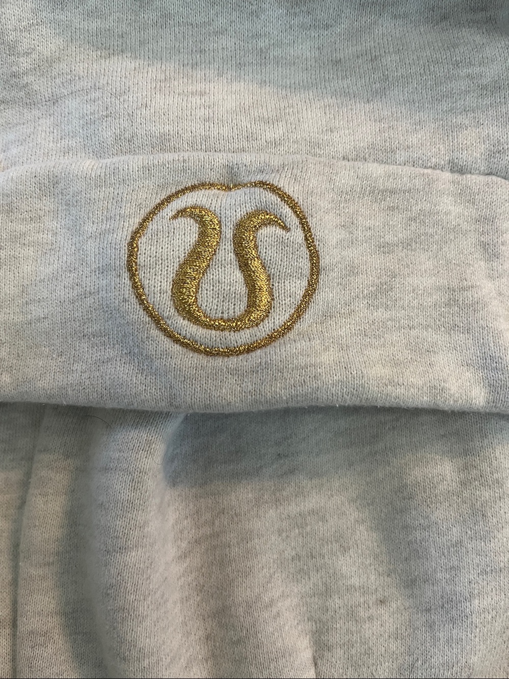 lululemon athletica Light Gray Zip-Up Bomber Hoodie - Picture 5 of 5